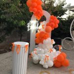 بادکنک آرایی نارنجی